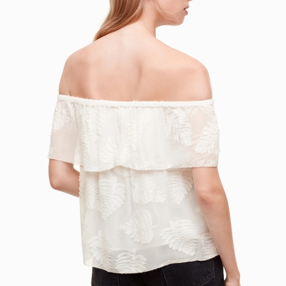 Wilfred Promener Blouse off shoulder ruffles white, Small - Picture 2 of 11
